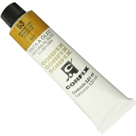 Tinta a Óleo Corfix 120ml 053 Amarelo Ocre