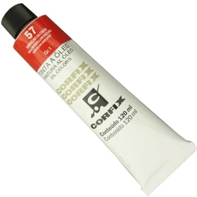 Tinta a Óleo Corfix 120ml 057 Vermelho China