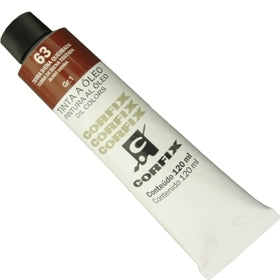 Tinta a Óleo Corfix 120ml 063 Terra Siena Queimada