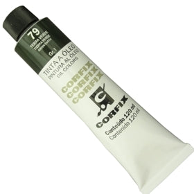 Tinta a Óleo Corfix 120ml 079 Terra Verde