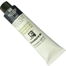 Tinta a Óleo Corfix 120ml 086 Azul Ftalocianina