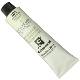 Tinta a Óleo Corfix 120ml 101 Branco Prata