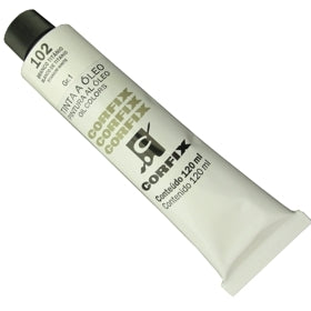 Tinta a Óleo Corfix 120ml 102 Branco Titânio