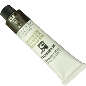 Tinta a Óleo Corfix 120ml 118 Sépia