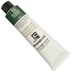Tinta a Óleo Corfix 120ml 073 Verde Esmeralda