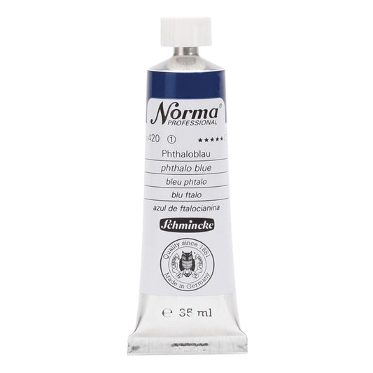 Tinta Óleo Schmincke Norma 35ml S1 420 Phthalo Blue