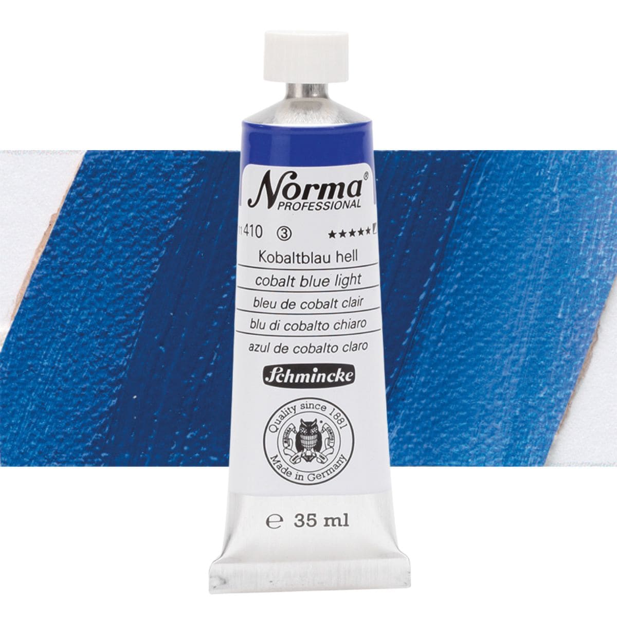 Tinta Óleo Schmincke Norma 35ml S3 410 Cobalt Blue Light