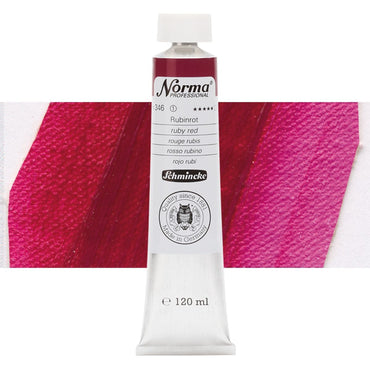 Tinta Óleo Schmincke Norma 120ml S1 346 Ruby Red