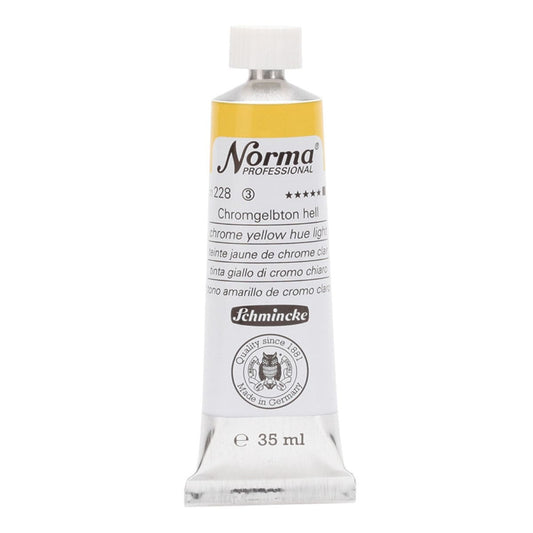 Tinta Óleo Schmincke Norma 35ml S3 228 Chrome Yellow Hue Light