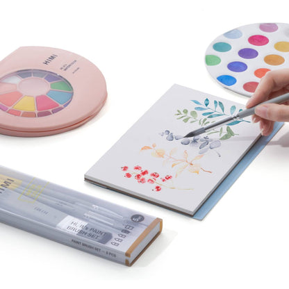 Kit De Pincéis Himi Para Guache 5 Unidades