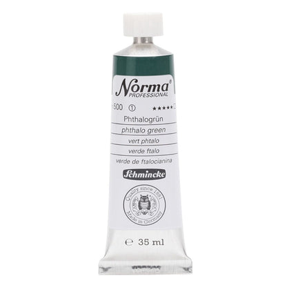 Tinta Óleo Schmincke Norma 35ml S1 500 Phthalo Green