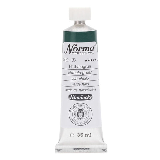 Tinta Óleo Schmincke Norma 35ml S1 500 Phthalo Green