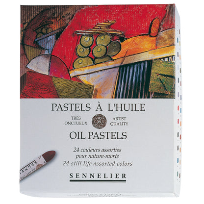 Pastel Oleoso Sennelier 24 Cores Nature Morte