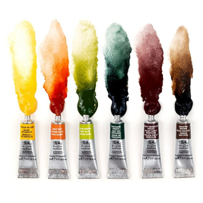 Aquarela Winsor & Newton Profissional C/6 Tubos Edição Rich Earth Collection