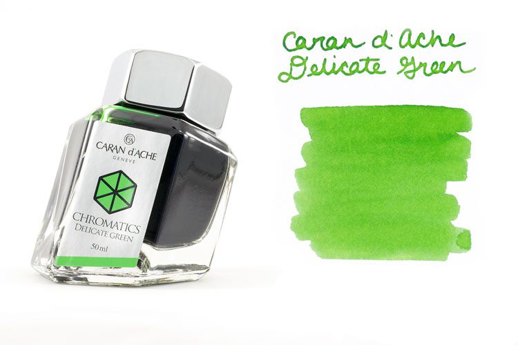 Tinta Caneta Tinteiro Chromatics CARAN d’ACHE Delicate Green 50ml