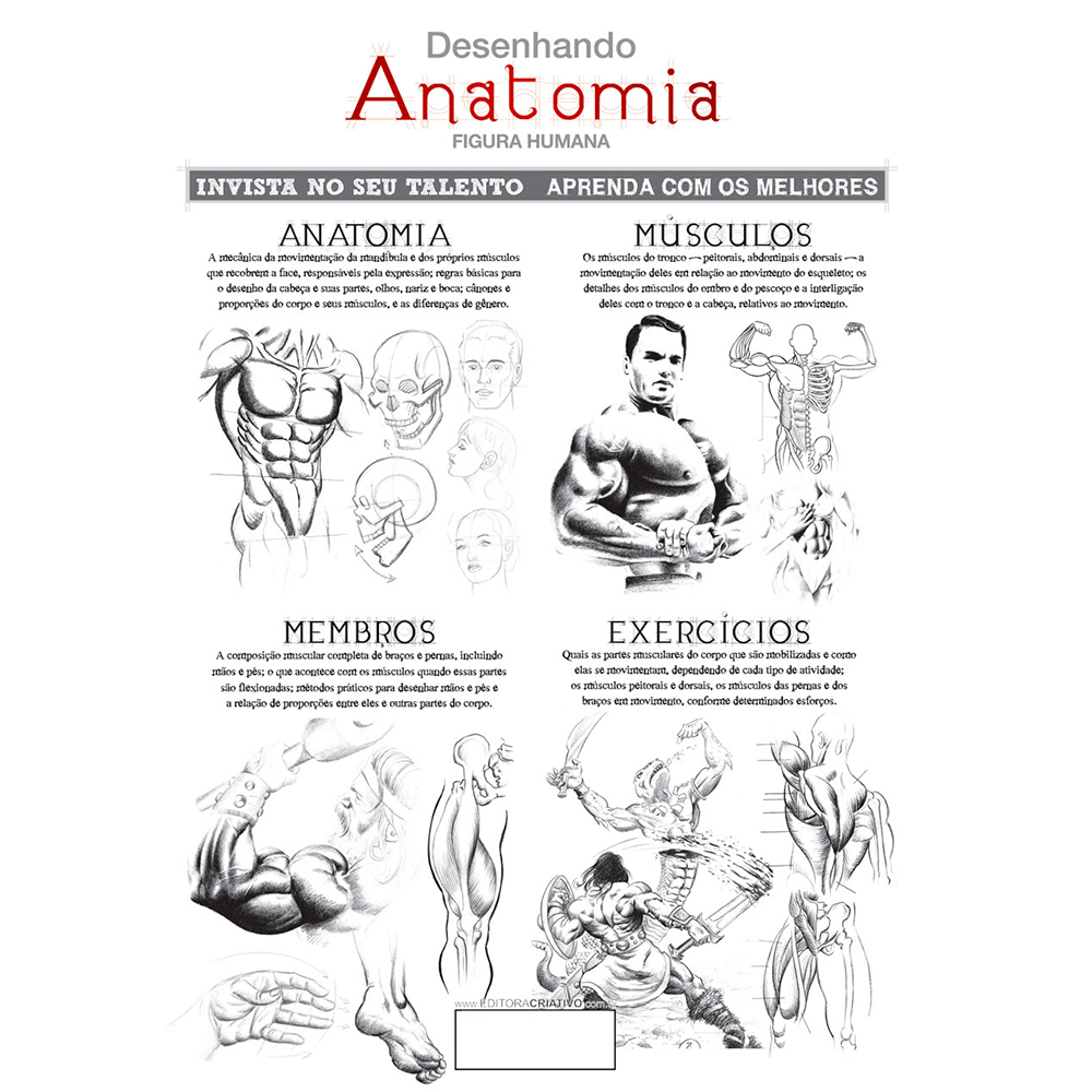 Desenhando Anatomia Figura Humana - Eduardo Schloesser