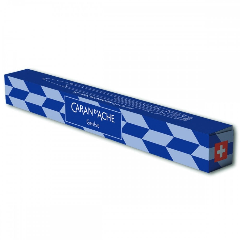 Caneta Esferográfica Caran d'Ache 849 Mosaic Royal Blue