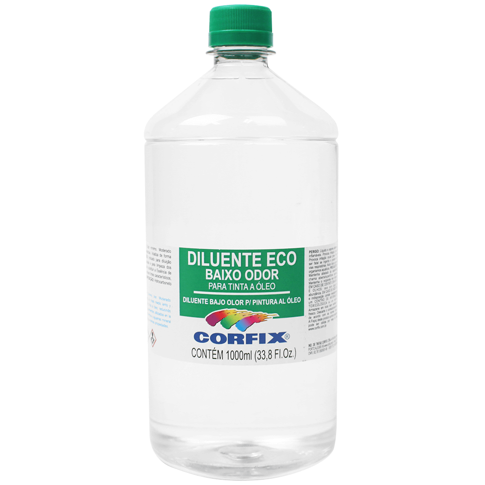 Diluente Eco Corfix 1000ml Solvete sem cheiro