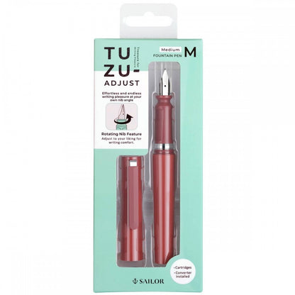 Caneta Tinteiro Sailor TUZU Adjustable Red Pena M