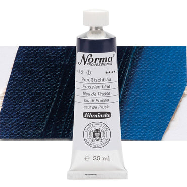 Tinta Óleo Schmincke Norma 35ml S1 418 Prussian Blue