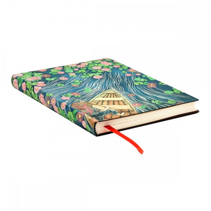 Paperblanks Lotus River Midi Capa Dura Pautado