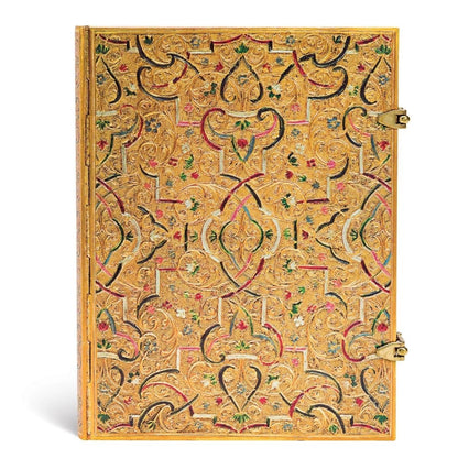 Paperblanks Gold Inlay Capa Dura Ultra Pautado