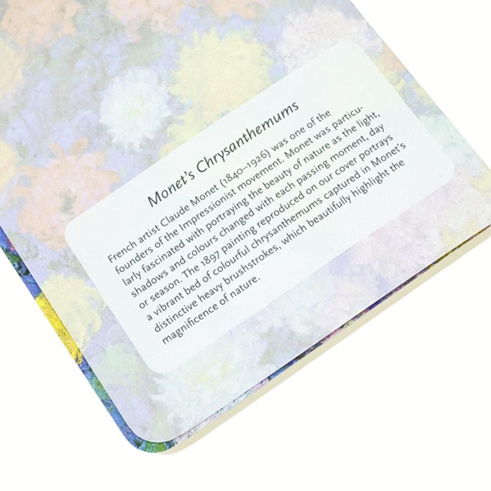 Paperblanks Cahiers Monet's Chryanthemums A6 Pautado