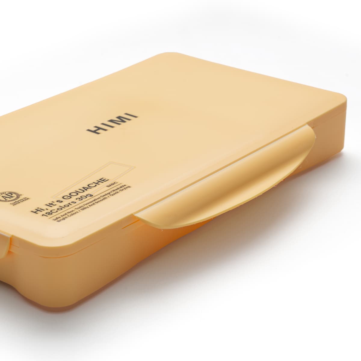 Tinta Guache Profissional Himi 18 Cores Estojo Amarelo