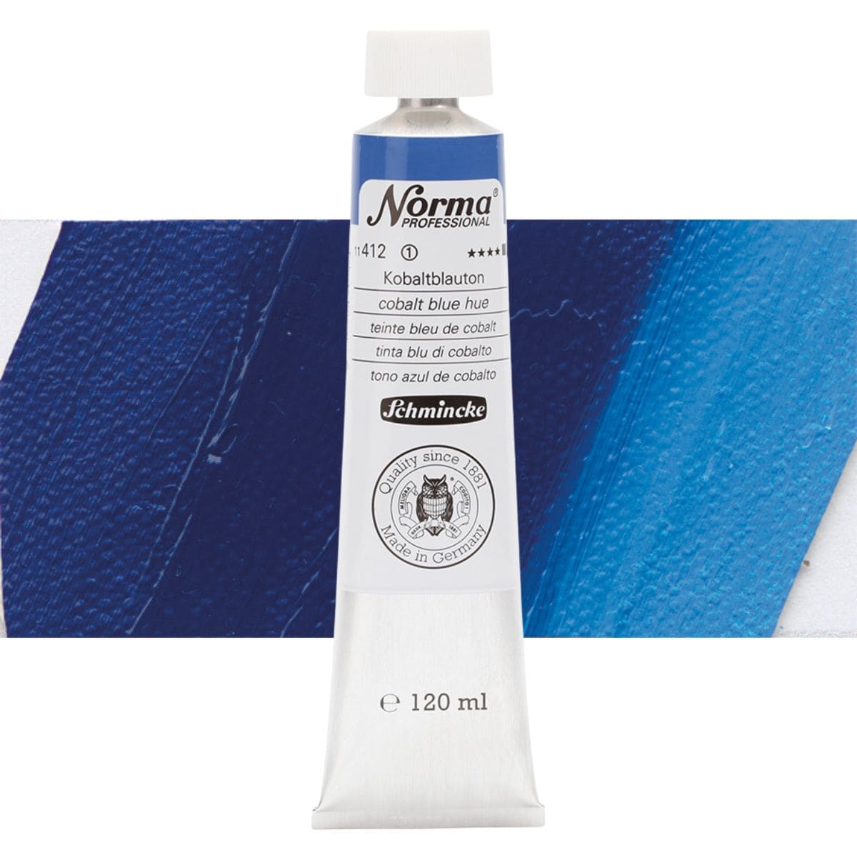 Tinta Óleo Schmincke Norma 120ml S1 412 Cobalt Blue Hue