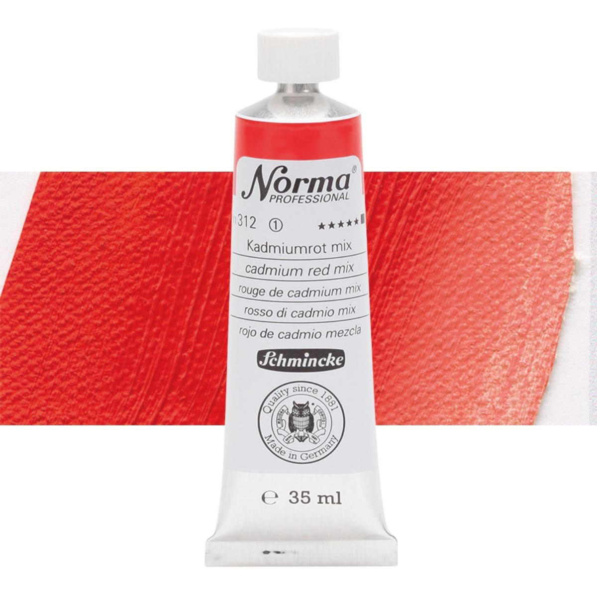 Tinta Óleo Schmincke Norma 35ml S1 312 Cadmium Red