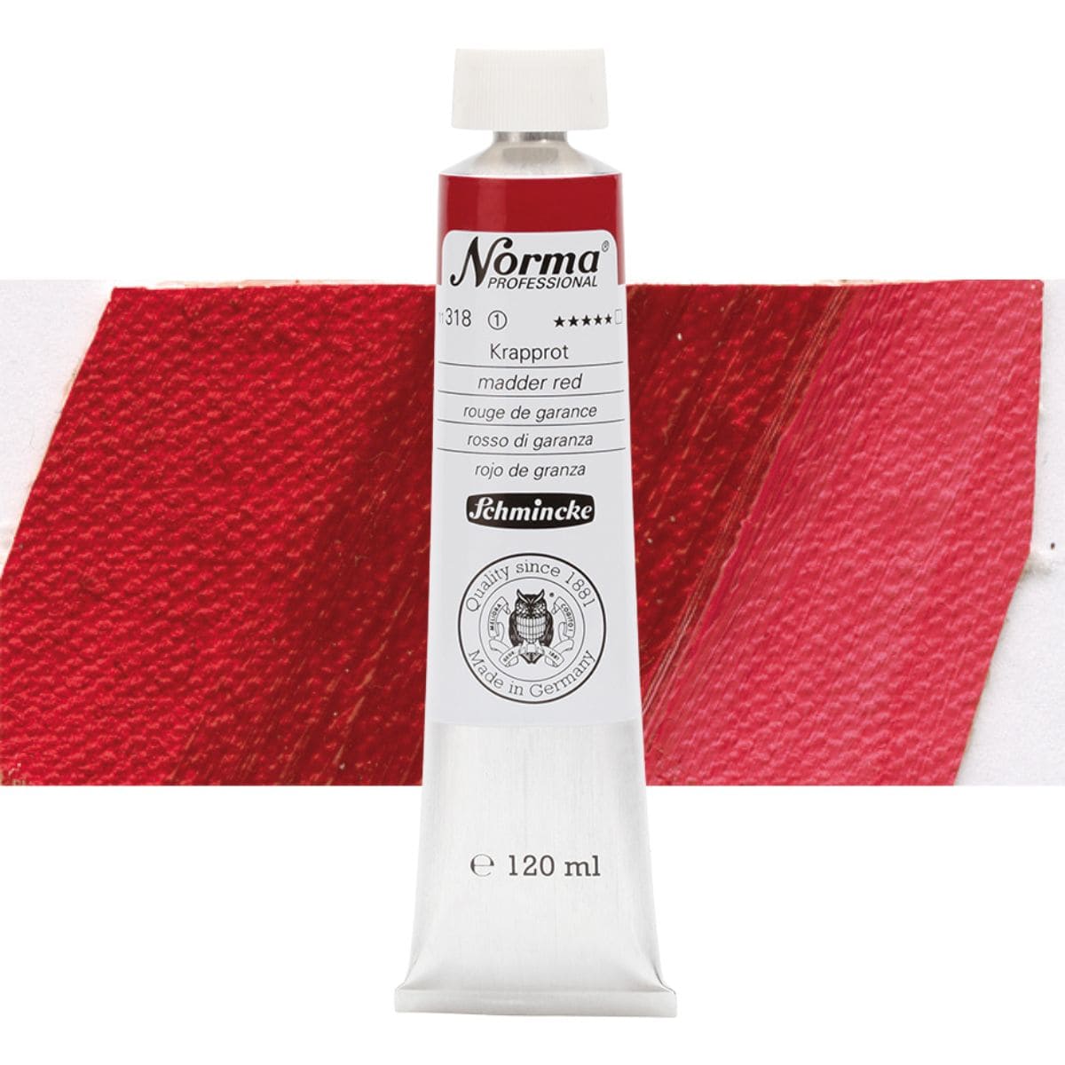 Tinta Óleo Schmincke Norma 120ml S1 318 Madder Red