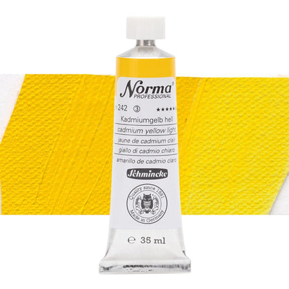 Tinta Óleo Schmincke Norma 35ml S3 242 Cadmium Yellow Light