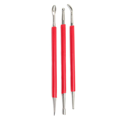Boleador e Brunidor Aço Kit 3 Unidades 15235