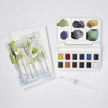 Estojo Tinta Aquarela em Pastilha Winsor & Newton Cotman