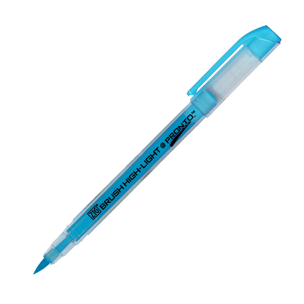 Estojo Caneta Brush Fluorescente Kuretake 5 Unidades