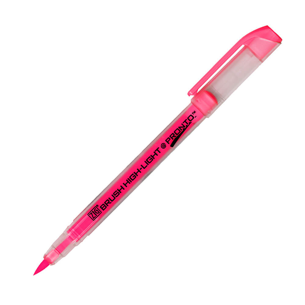 Estojo Caneta Brush Fluorescente Kuretake 5 Unidades