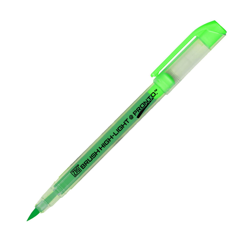 Estojo Caneta Brush Fluorescente Kuretake 5 Unidades