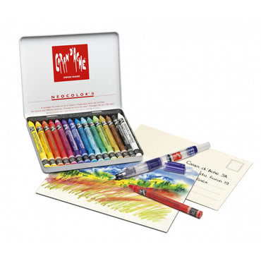 Giz Aquarelável Neocolor II 15 Cores - Creative Box