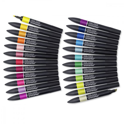 Marcador Promarker Designer 24 Cores Winsor & Newton