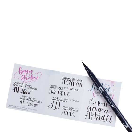 Conjunto Para Lettering Tombow 6 Peças