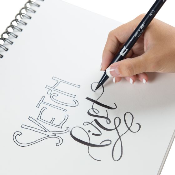 Conjunto Para Lettering Tombow 6 Peças