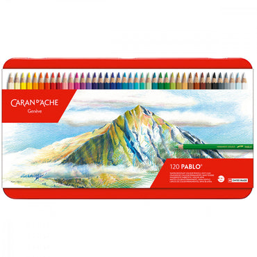 Lápis de Cor Caran d'Ache Pablo 120 Cores