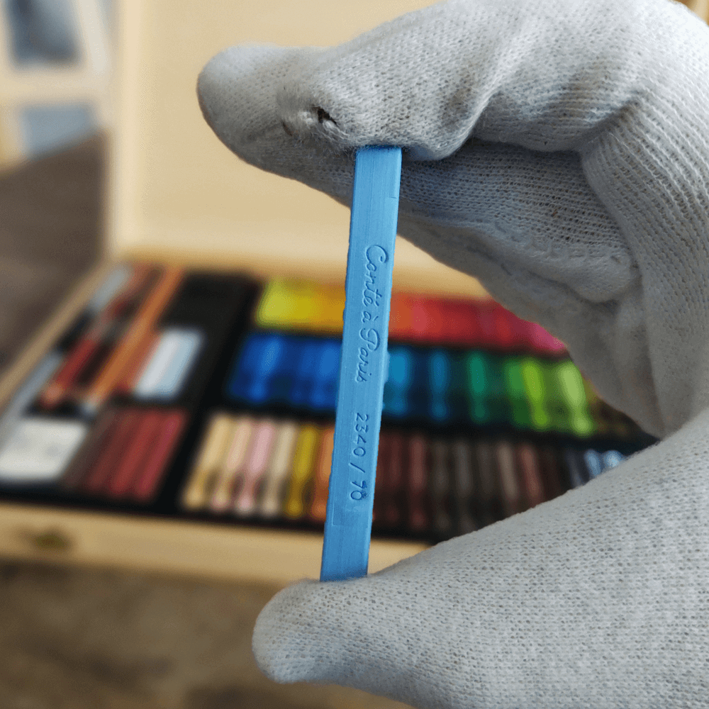 Pastel Seco Conté à Paris Carré 84 Cores Estojo Madeira