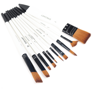 Kit de Pincéis Hobby & Art Sinoart 10 Peças