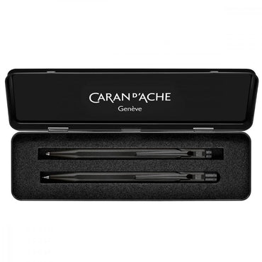 Estojo Presente Caneta e Lapiseira Caran d’Ache Black Code