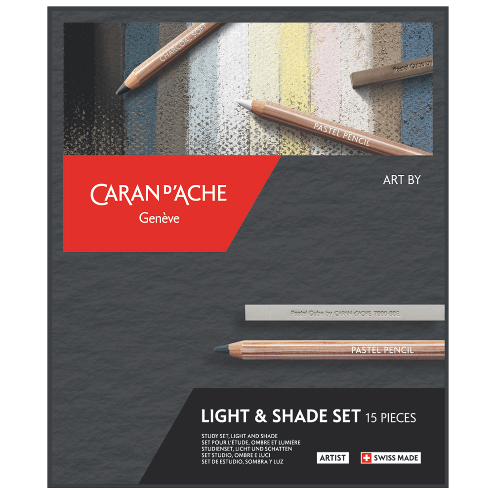 Estojo Light & Shade Caran d’Ache com 15 Peças