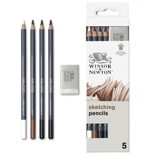 Estojo Sketching Crayon Winsor & Newton 5 Peças