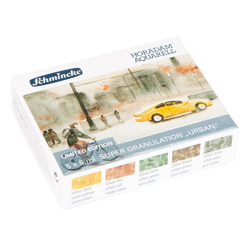 Conjunto Aquarela Profissional Schmincke Horadam Super Granulation 5ml Urban