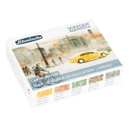 Conjunto Aquarela Profissional Schmincke Horadam Super Granulation 5ml Urban