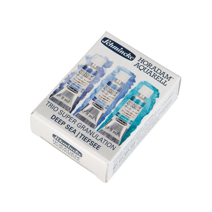Conjunto Aquarela Profissional Schmincke Horadam Super Granulation 5ml Deep Sea